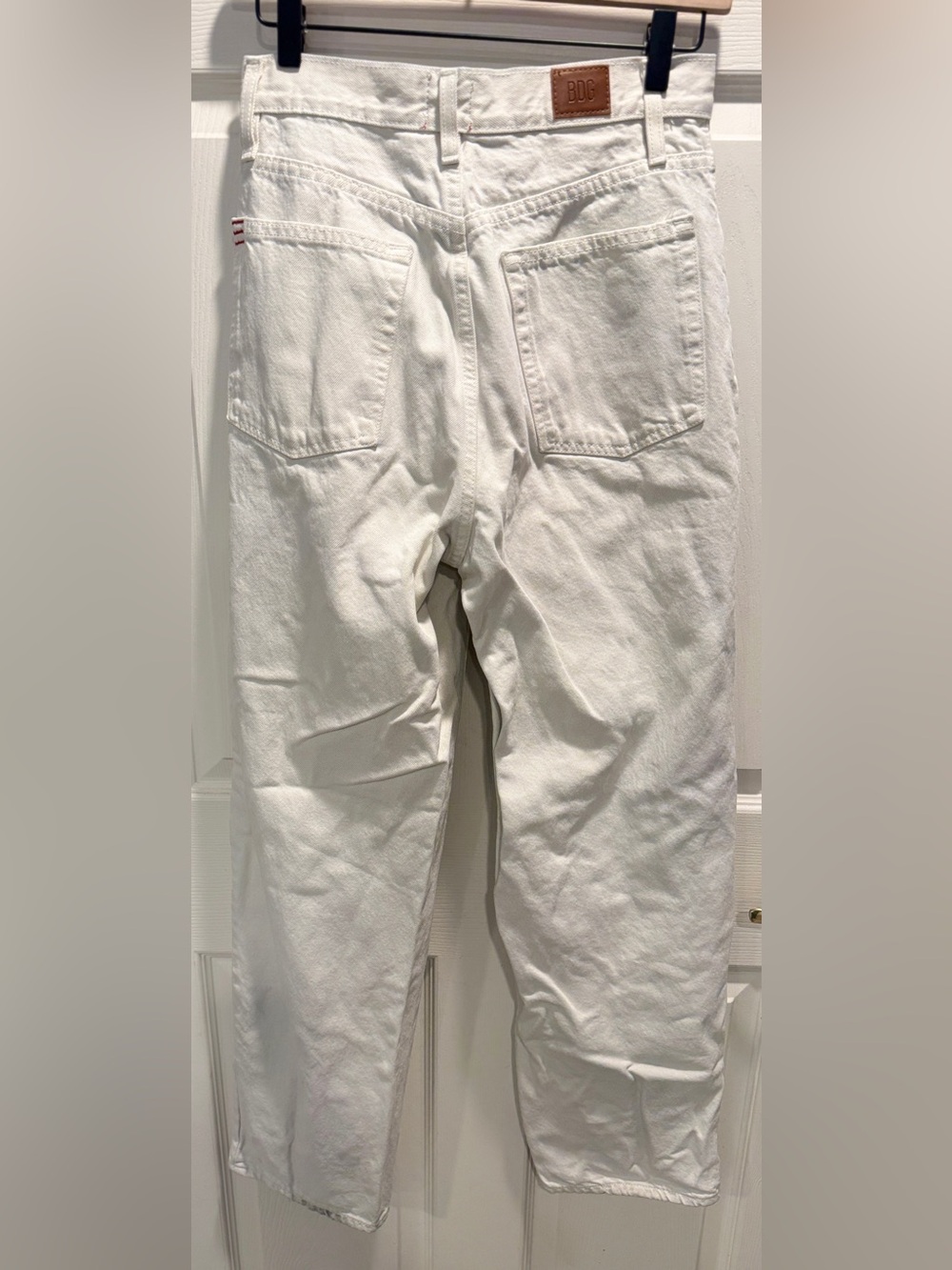 BDG Urban Outfitters High Waisted Baggy Jeans Ivory White 28 - Picture 7 of 11